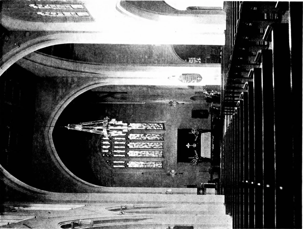 An illustration from American churches ... A series of authoritative articles on designing, planning, heating, ventilating, lighting and general equipment of churches as demonstrated by the best practice in the United States, 1915, leaf 456