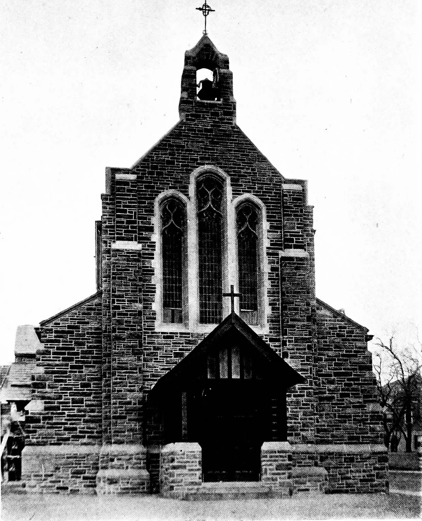 An illustration from American churches ... A series of authoritative articles on designing, planning, heating, ventilating, lighting and general equipment of churches as demonstrated by the best practice in the United States, 1915, leaf 460