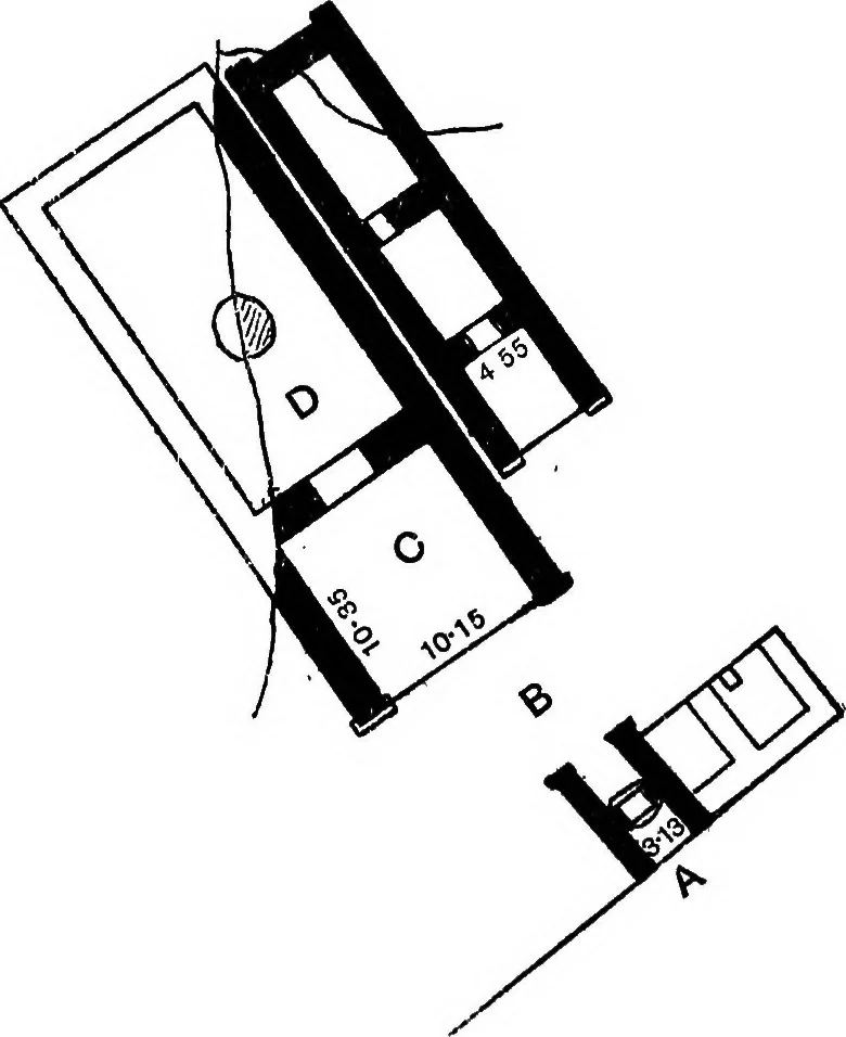 An illustration from The Greek house; its history and development from the Neolithic period to the Hellenistic age, 1916, leaf 154