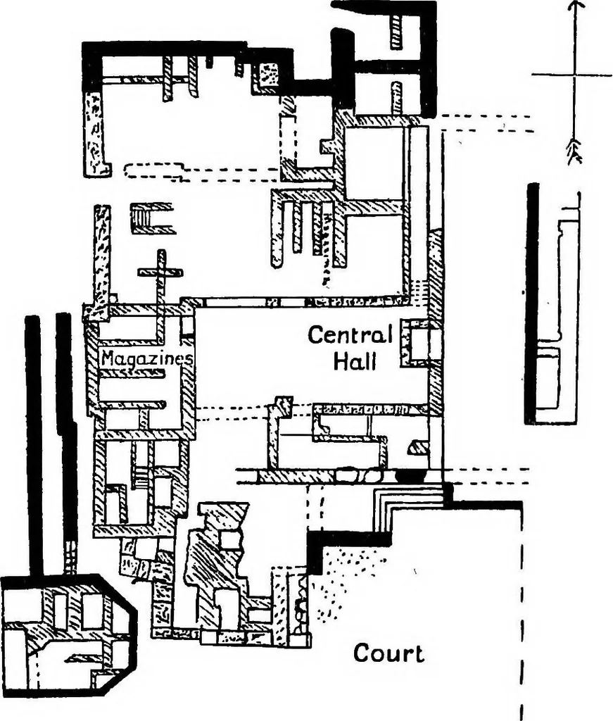 An illustration from The Greek house; its history and development from the Neolithic period to the Hellenistic age, 1916, leaf 164