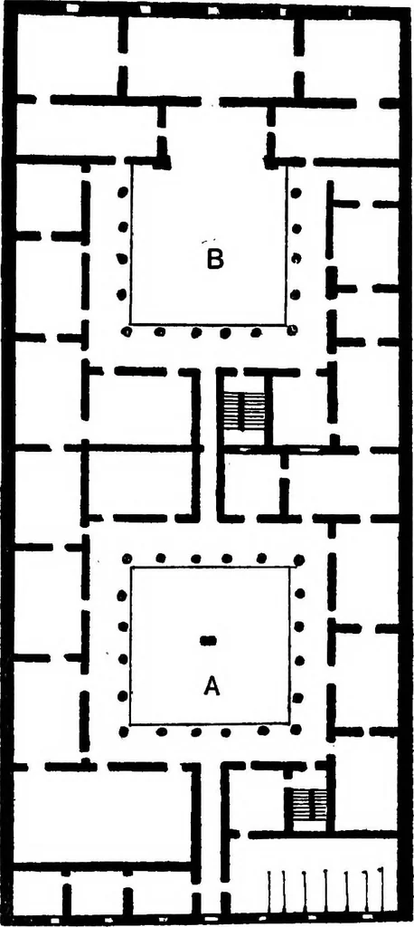 An illustration from The Greek house; its history and development from the Neolithic period to the Hellenistic age, 1916, leaf 234