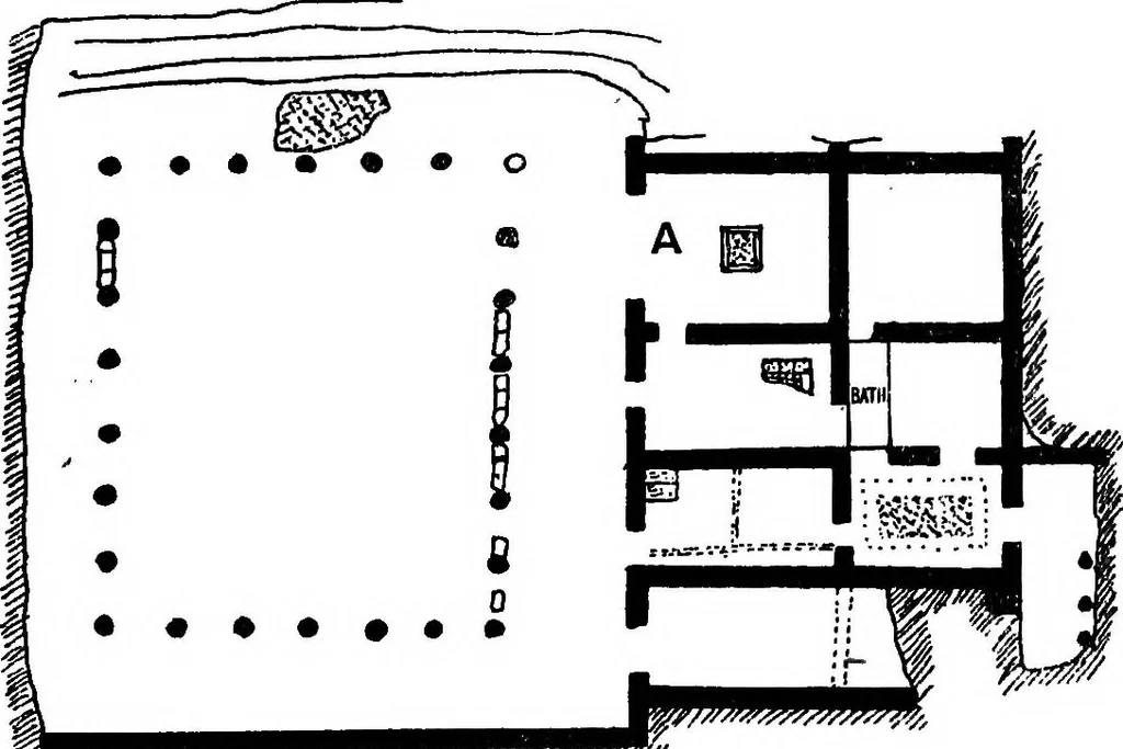 An illustration from The Greek house; its history and development from the Neolithic period to the Hellenistic age, 1916, leaf 264