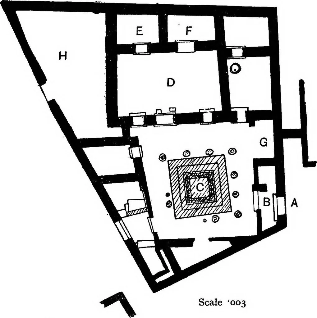 An illustration from The Greek house; its history and development from the Neolithic period to the Hellenistic age, 1916, leaf 267