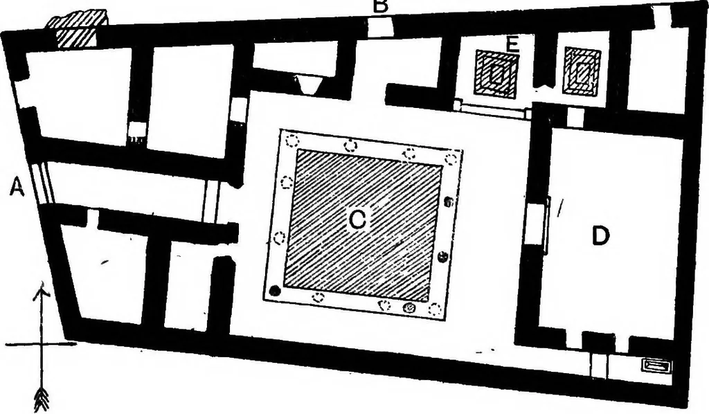 An illustration from The Greek house; its history and development from the Neolithic period to the Hellenistic age, 1916, leaf 270