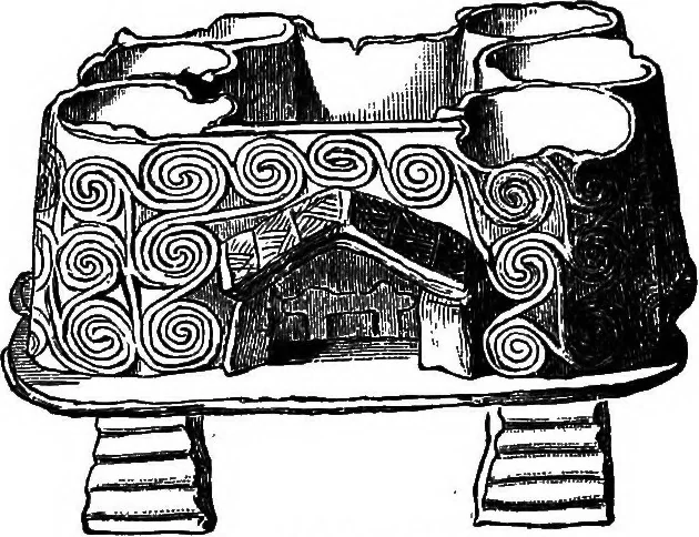 An illustration from The Greek house; its history and development from the Neolithic period to the Hellenistic age, 1916, leaf 69
