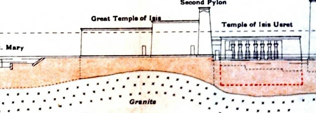 An illustration from A report on the temples of Philae, 1908, leaf 42