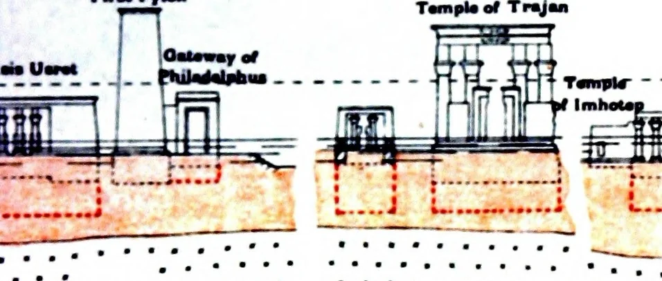 An illustration from A report on the temples of Philae, 1908, leaf 43