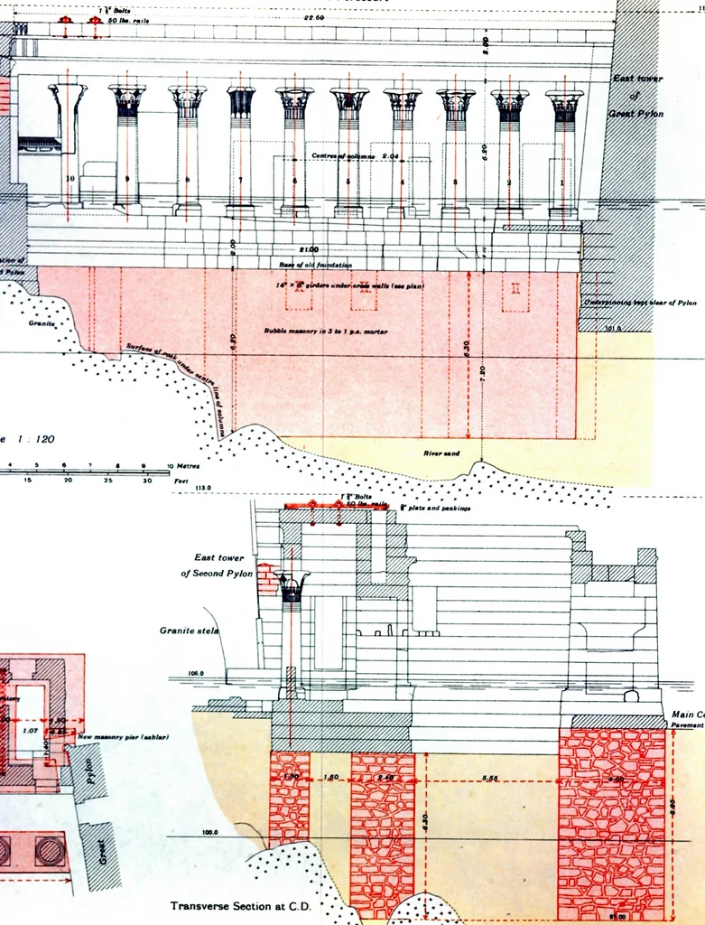 An illustration from A report on the temples of Philae, 1908, leaf 55