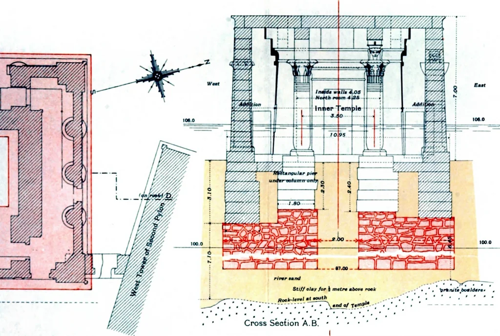 An illustration from A report on the temples of Philae, 1908, leaf 57
