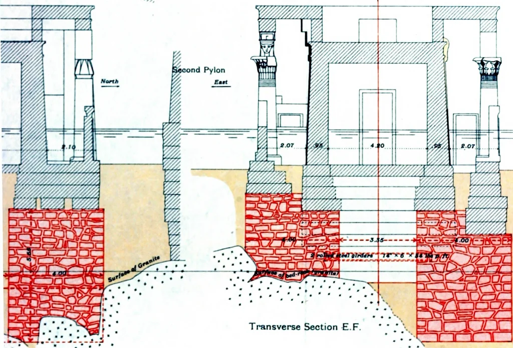An illustration from A report on the temples of Philae, 1908, leaf 57