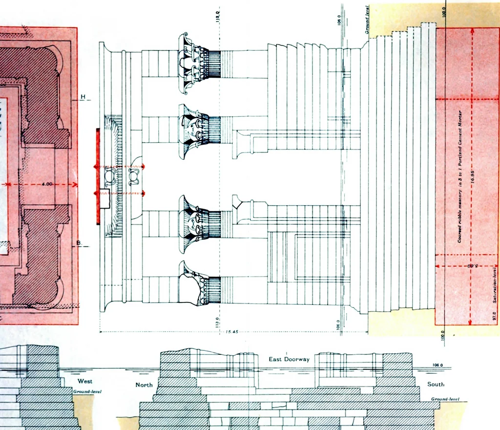 An illustration from A report on the temples of Philae, 1908, leaf 61