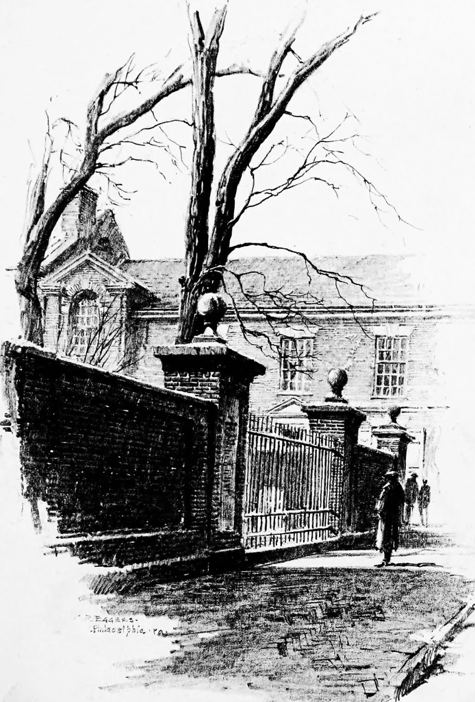 An illustration from Sketches of early American architecture, 1922, leaf 100
