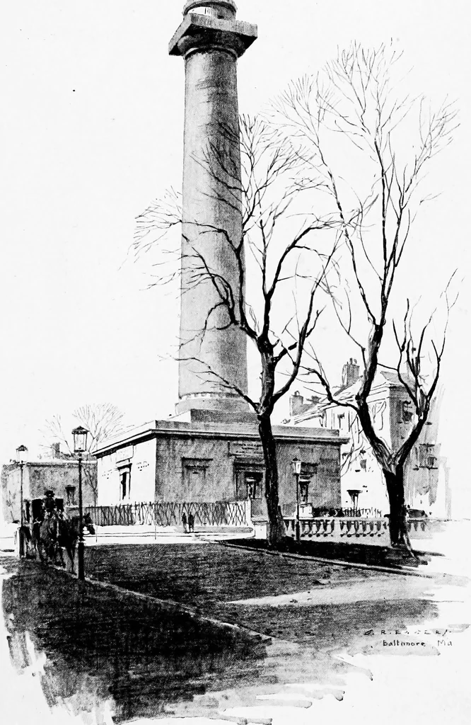 An illustration from Sketches of early American architecture, 1922, leaf 108