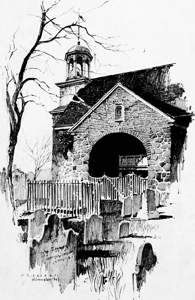 An illustration from Sketches of early American architecture, 1922, leaf 110