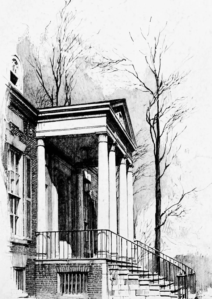 An illustration from Sketches of early American architecture, 1922, leaf 112