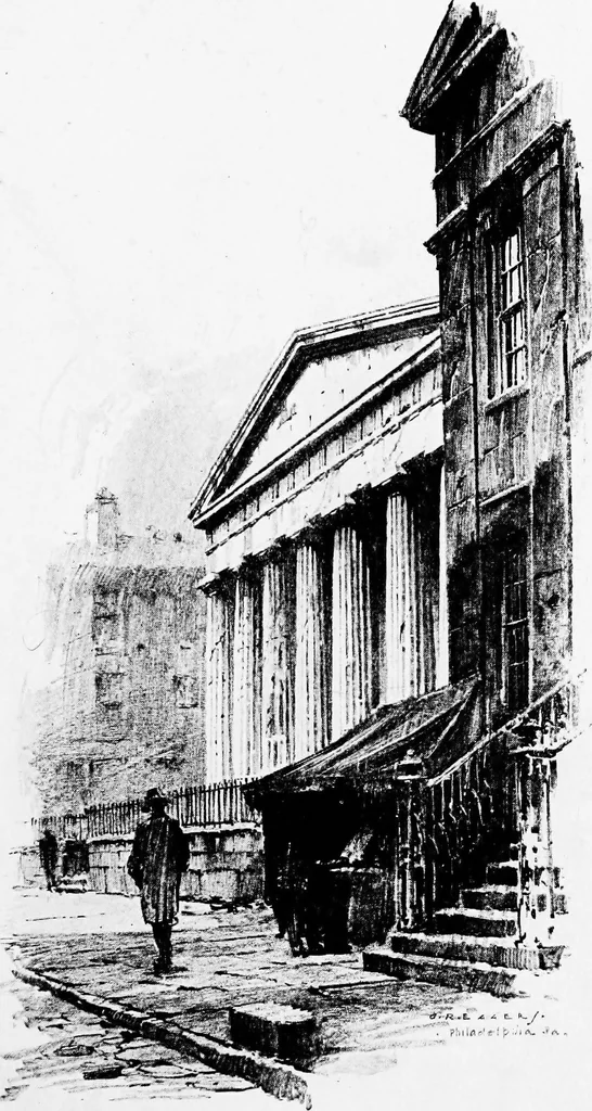 An illustration from Sketches of early American architecture, 1922, leaf 114
