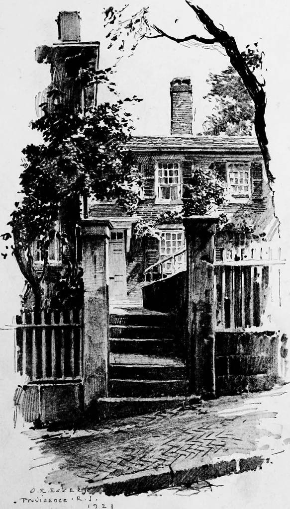 An illustration from Sketches of early American architecture, 1922, leaf 118