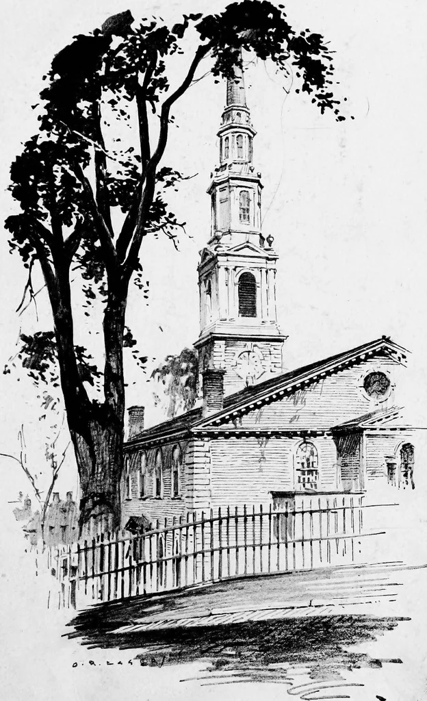An illustration from Sketches of early American architecture, 1922, leaf 120