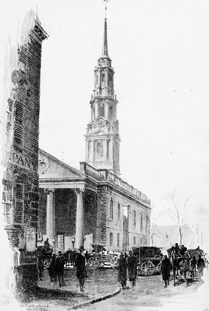 An illustration from Sketches of early American architecture, 1922, leaf 24