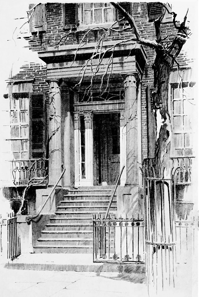 An illustration from Sketches of early American architecture, 1922, leaf 26