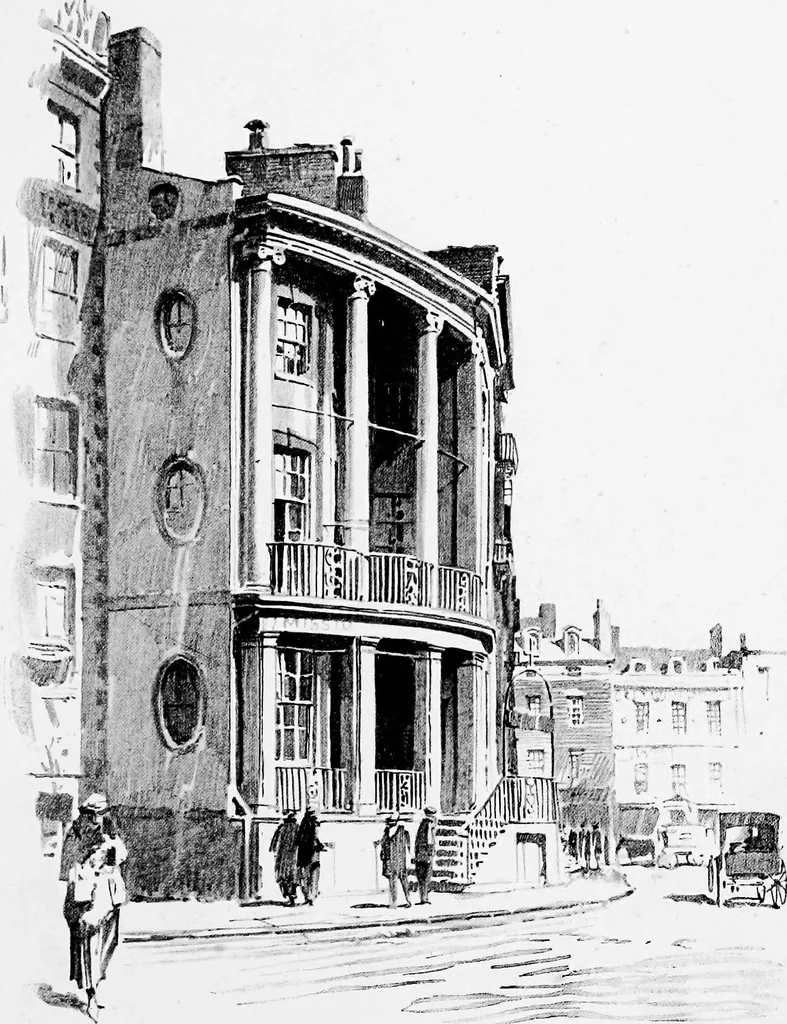 An illustration from Sketches of early American architecture, 1922, leaf 28