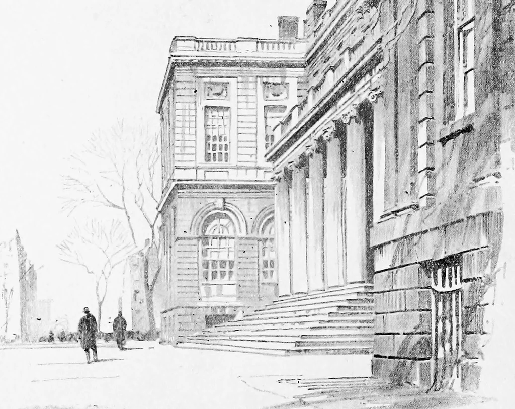 An illustration from Sketches of early American architecture, 1922, leaf 30