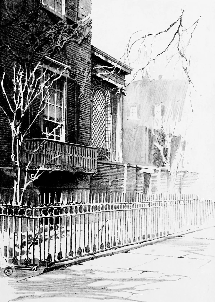 An illustration from Sketches of early American architecture, 1922, leaf 36