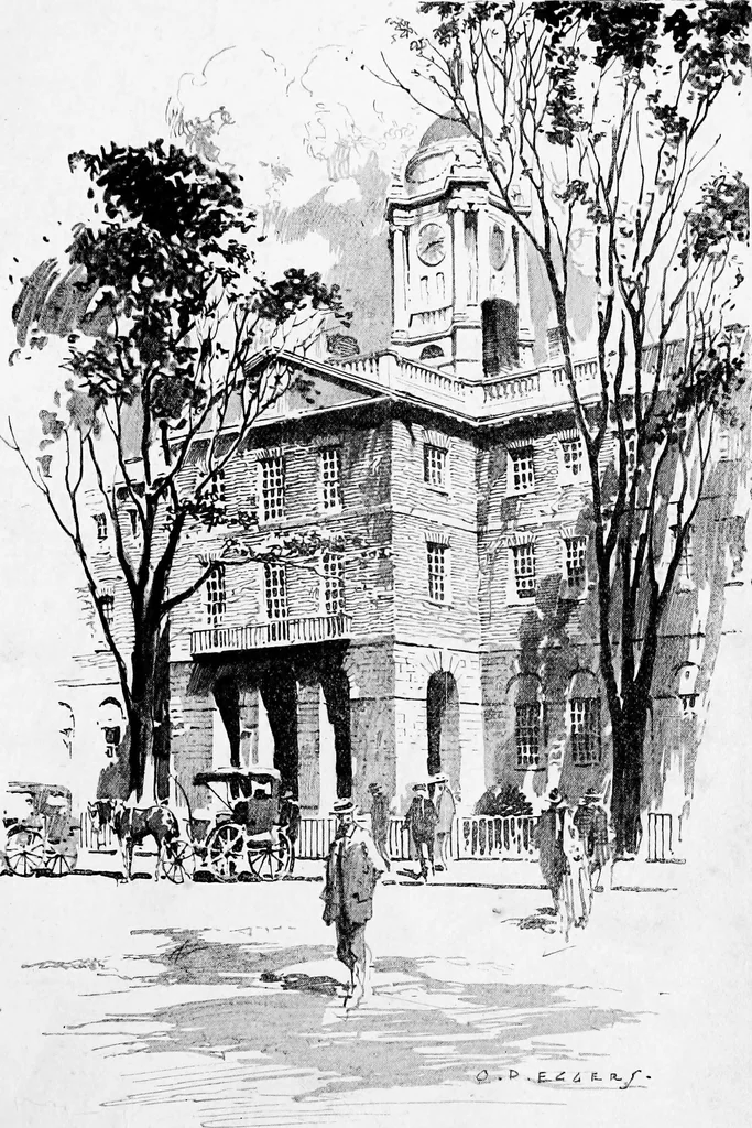 An illustration from Sketches of early American architecture, 1922, leaf 38
