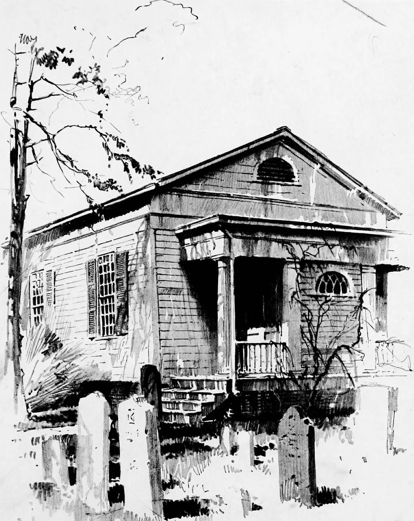 An illustration from Sketches of early American architecture, 1922, leaf 46