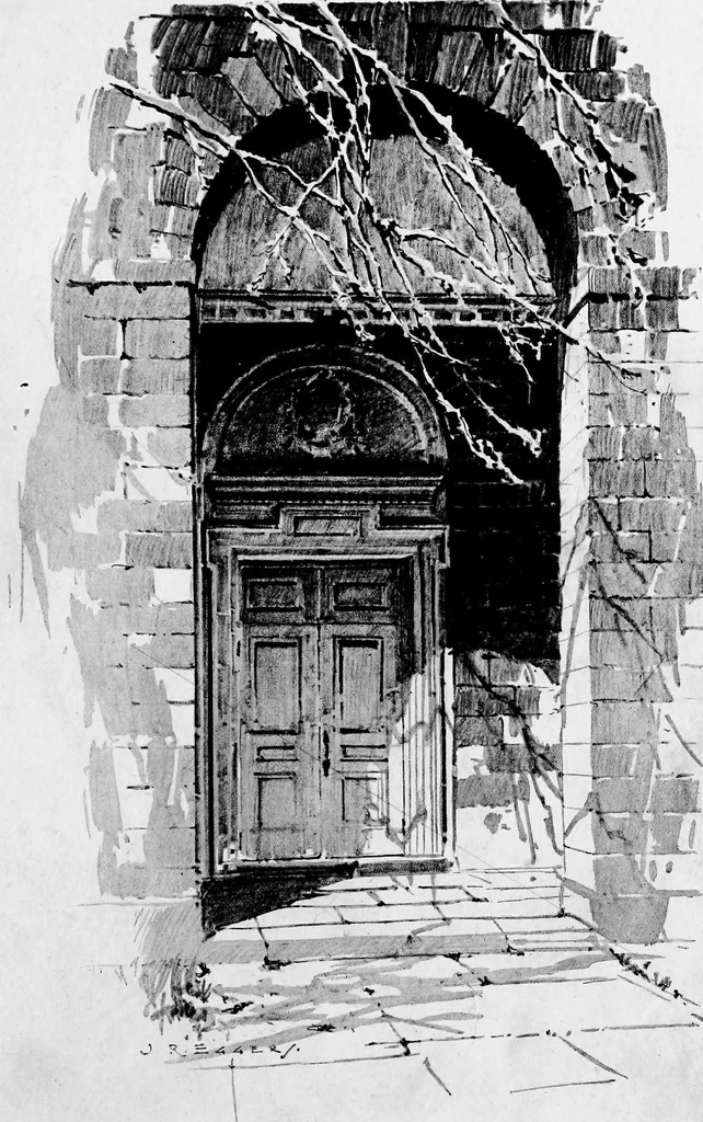 An illustration from Sketches of early American architecture, 1922, leaf 48