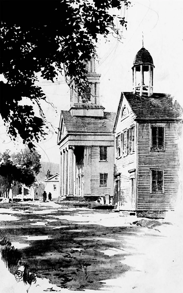An illustration from Sketches of early American architecture, 1922, leaf 62