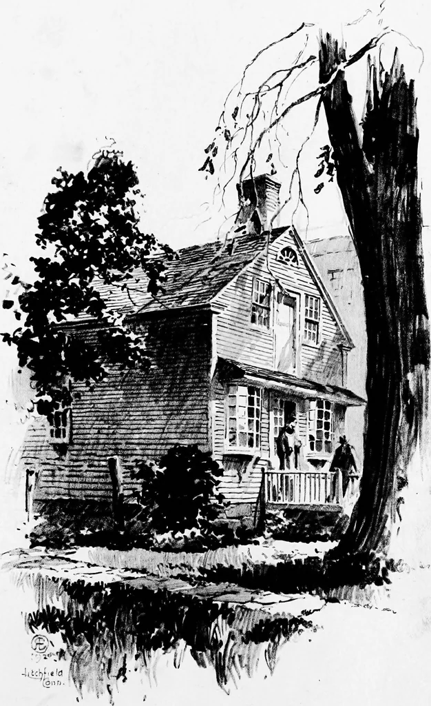 An illustration from Sketches of early American architecture, 1922, leaf 66