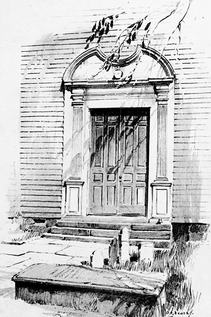 An illustration from Sketches of early American architecture, 1922, leaf 74