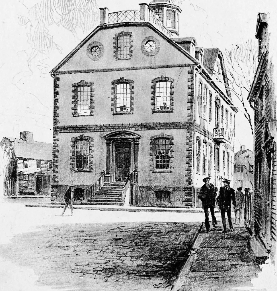 An illustration from Sketches of early American architecture, 1922, leaf 76