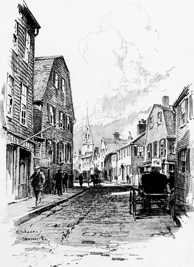 An illustration from Sketches of early American architecture, 1922, leaf 82