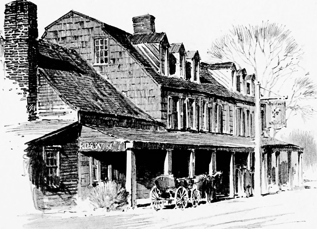 An illustration from Sketches of early American architecture, 1922, leaf 84