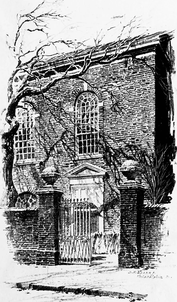 An illustration from Sketches of early American architecture, 1922, leaf 90