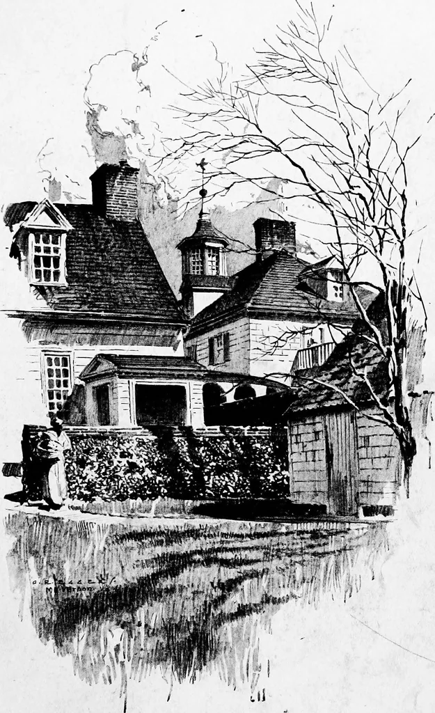 An illustration from Sketches of early American architecture, 1922, leaf 94