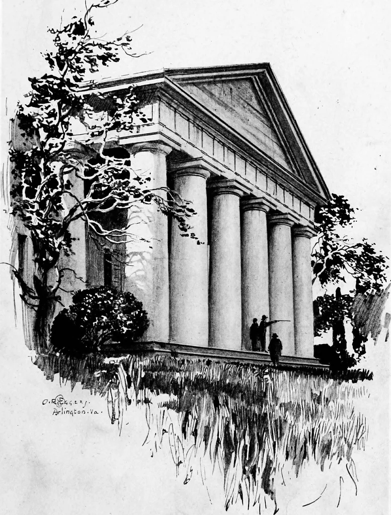 An illustration from Sketches of early American architecture, 1922, leaf 96