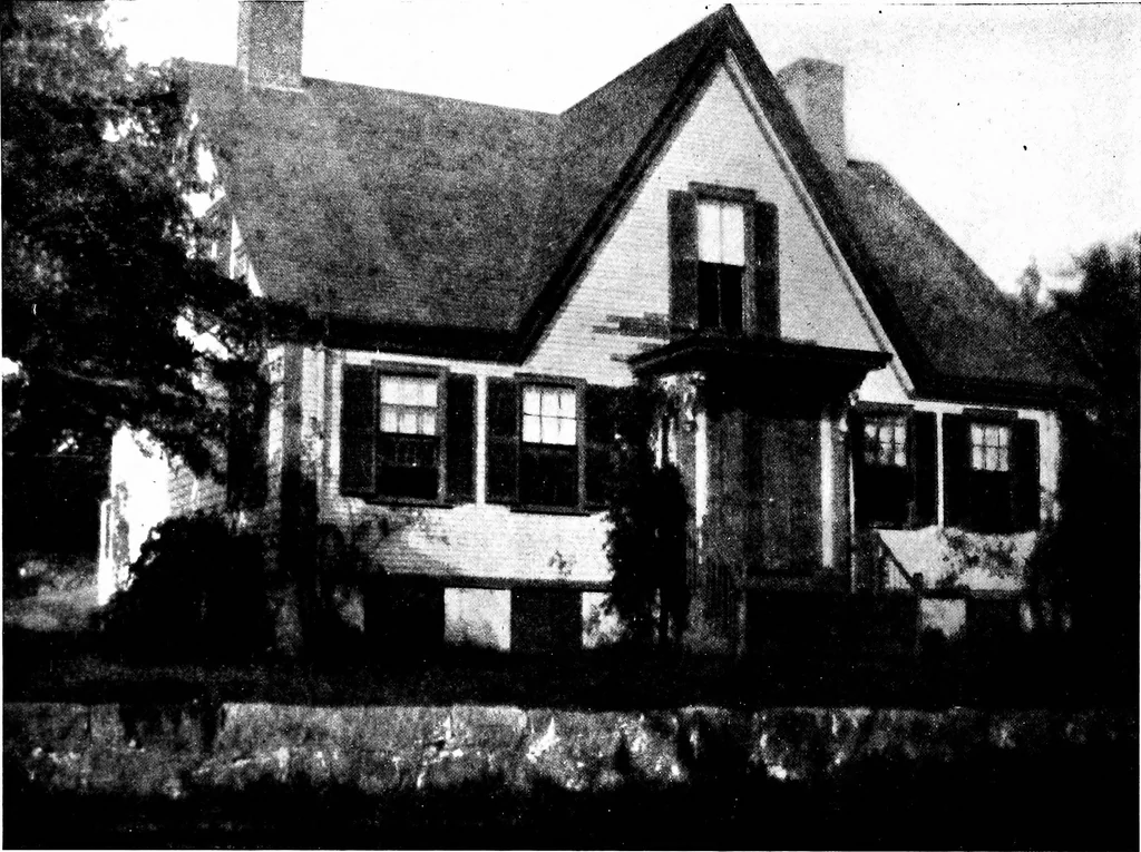 An illustration from New homes under old roofs, 1916, leaf 27