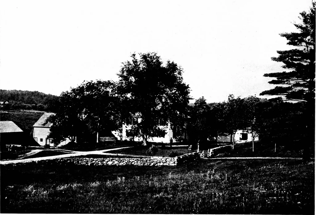 An illustration from New homes under old roofs, 1916, leaf 37