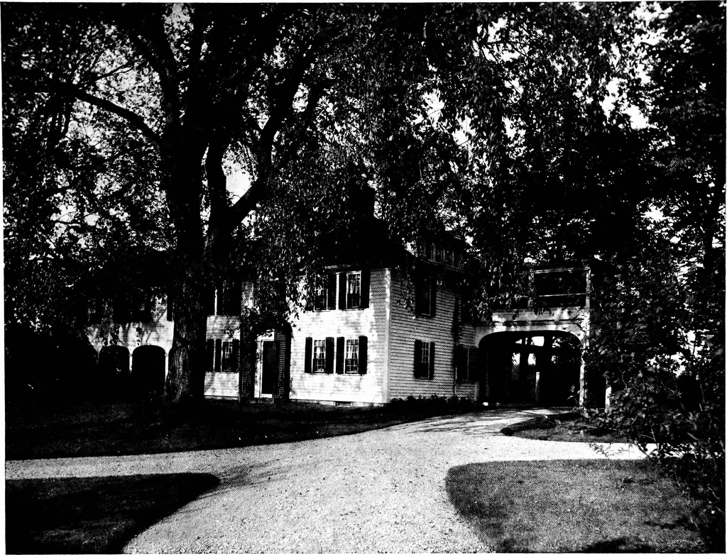 An illustration from New homes under old roofs, 1916, leaf 38