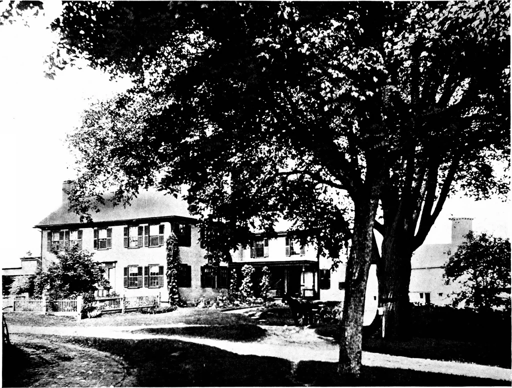 An illustration from New homes under old roofs, 1916, leaf 43