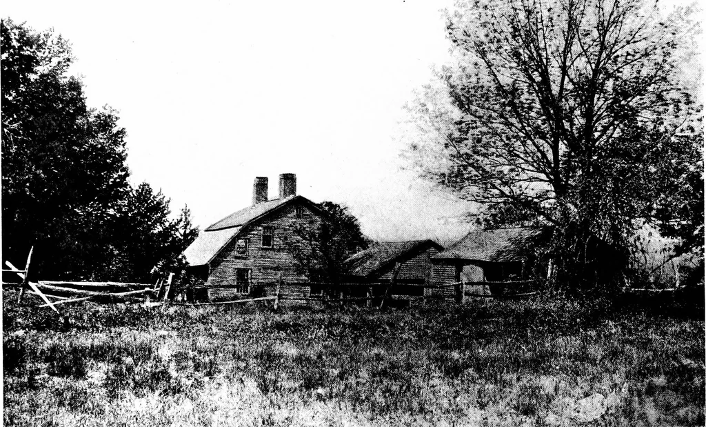 An illustration from New homes under old roofs, 1916, leaf 45
