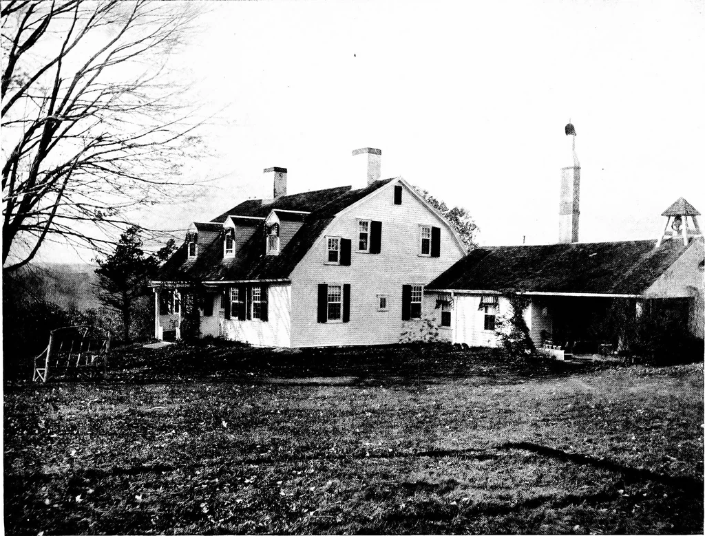 An illustration from New homes under old roofs, 1916, leaf 46