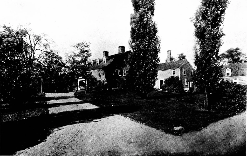 An illustration from New homes under old roofs, 1916, leaf 54