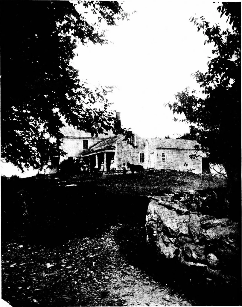 An illustration from New homes under old roofs, 1916, leaf 55
