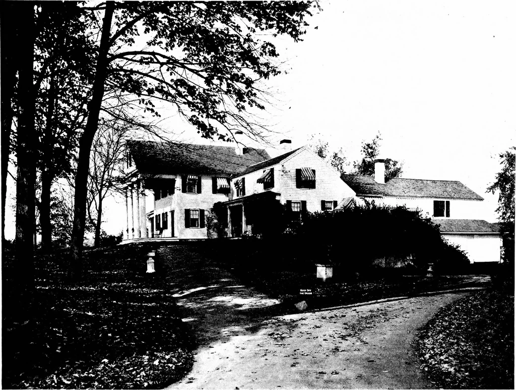 An illustration from New homes under old roofs, 1916, leaf 56