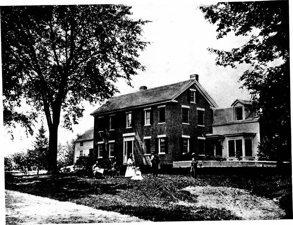 An illustration from New homes under old roofs, 1916, leaf 57