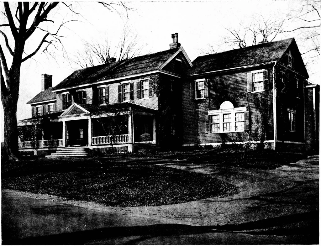 An illustration from New homes under old roofs, 1916, leaf 58